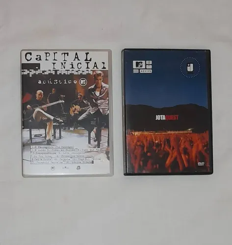 2 Dvds originais JotaQuest e Capital Inicial