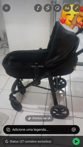 Carinho de bb e mini berço 