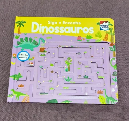 Livro Infantil Dinossauros interativo e ilustrativo - capa dura - Novo a pronta entrega