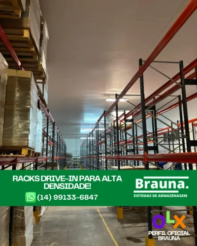 Estante Industrial Leve Novo - Ideal para Picking