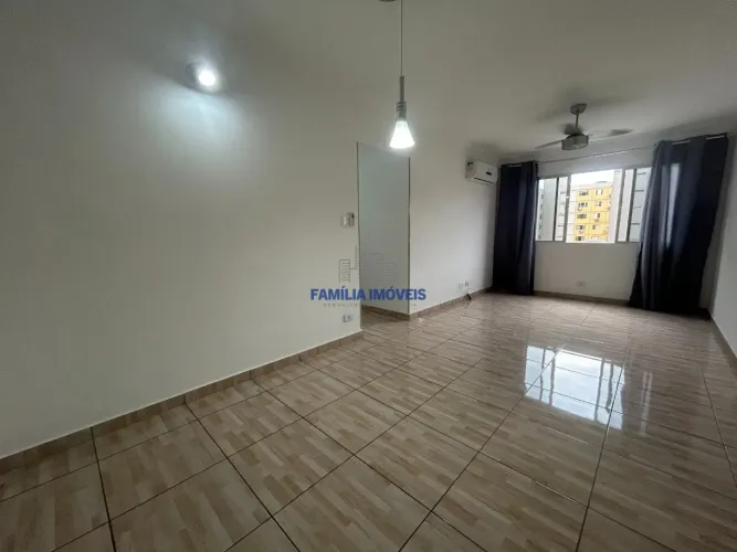Alugar apartamento 3 quartos 1 vaga demarcada Aparecida Santos SP