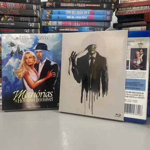 Blu-Ray Memórias de um Homem Invisível - John Carpenter 2 Luvas Raras / Chevy Chase