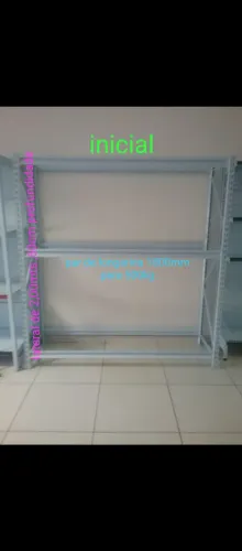 MINE PORTA PALLETS DEPOSITO INICIAL 2.00X1.80X60 3 Níveis 500 KILOS CADA R$ 1.990.00. 10x