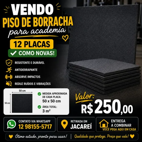Piso de Academia Novo mesmo