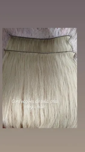 Confecção de tela pra mega hair.