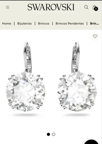Brincos Millenia swarovski