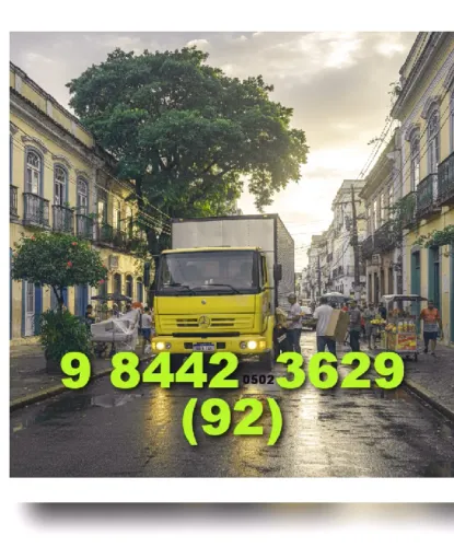 Frete bau Wilson: disponibilidade hoje, sexta-feira em Manaus e toda a capital do AM