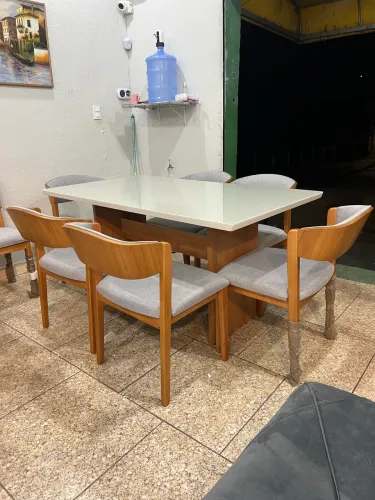 Mesa laqueada off white 1,60 x0,90