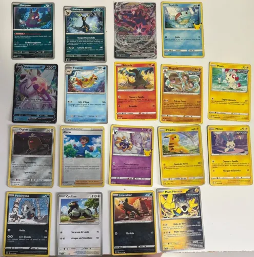 Cartas de pokémons 