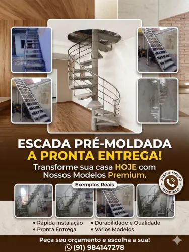 Escadas pré moldada