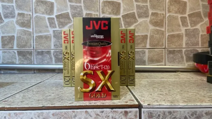 10 Fitas VHS JVC SX Gold - Novas, Virgens e Lacradas