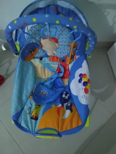 Cadeira de descanso para bebê cor Azul