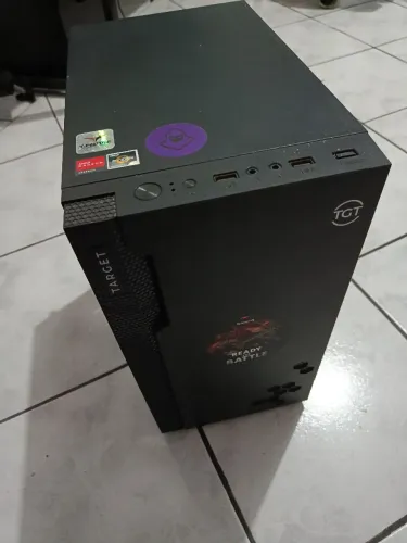 Gabinete Gamer / Escritório TGT Target - Preto (Com Cooler Traseiro Incluso)
