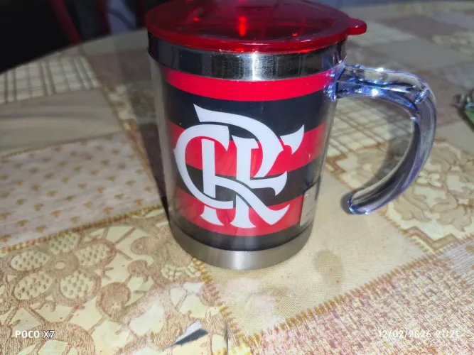 Copo térmico do flamengo 