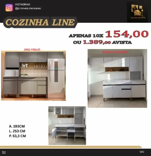 COZNHA COMPLETA LINE 