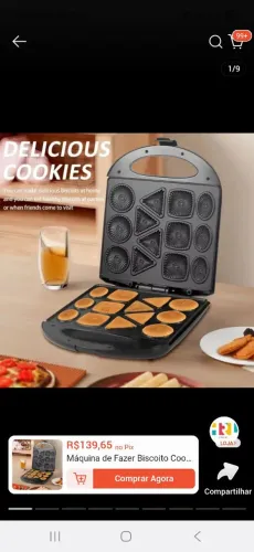 Maquina de biscoito, cookie