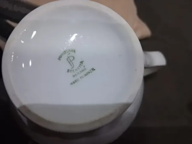 Serviço de Chá e Café Porcelana Steatita Paraná - 28 Peças - Antigo