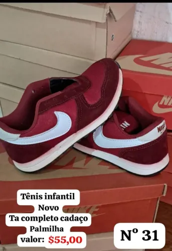 Tênis infantil novo