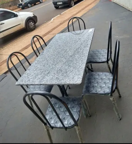 Mesa nova com 6 cadeiras na promoção ?$999=entrega grátis ?