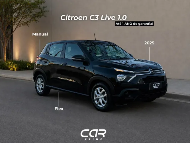 Citroen C3 Live Pack 1.0 Flex 6V 5P Mec. 2025