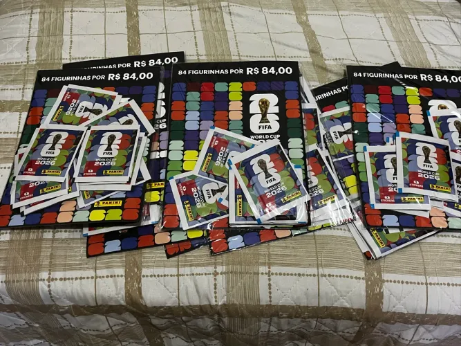 PACOTES DE FIGURINHAS DA COPA 2026
