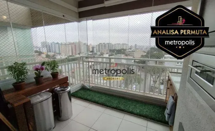 Apartamento com 3 dormitórios à venda, 75 m² por R$ 800.000,00 - Vila Apiaí - Santo André/