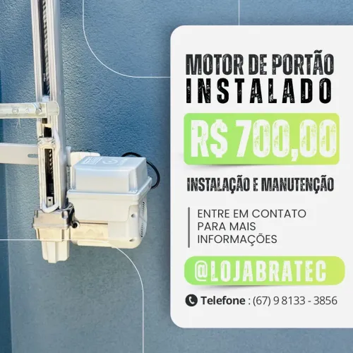 Motor de portão eletrônico de 8 segundos para portão de elevação leve (instalado)