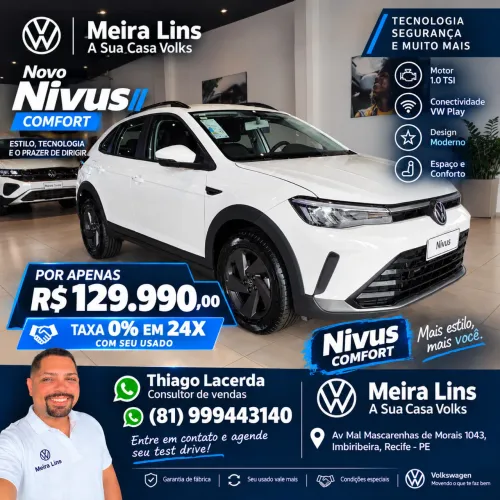 Volkswagen Nivus Comfortline 1.0 200 TSI Flex AUT 2026