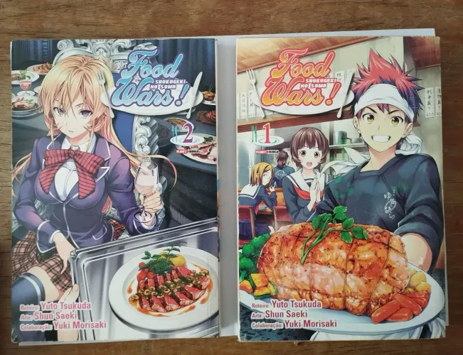 MANGÁ: FOOD WARS - VOL 1-4. PANINI COMICS