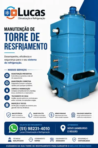 MANUTENÇÃO TORRE DE RESFRIMENTO