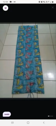 Colchão de solteiro para barraca azul