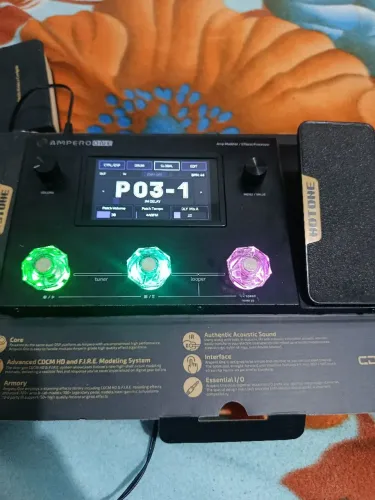 Pedaleira ampero one mp 80