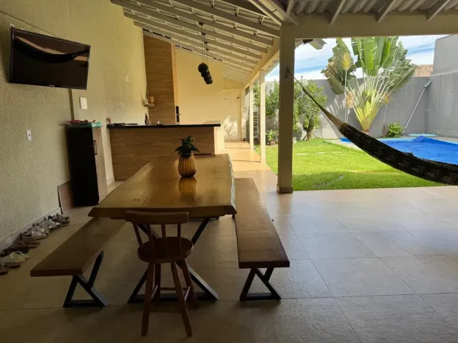 vendo linda casa na ponte alta norte, aceita permuta