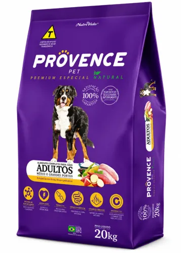 Provence Cães Adultos Médio e Grande Porte Frango 20Kg