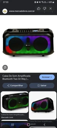 Vendo caixa de som goldentec