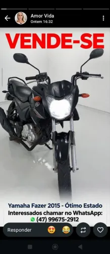 Vendo Moto Yamaha/YS150 FAZER ED (Nacional)