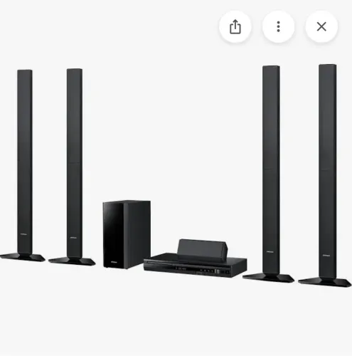 Home Theater Samsung HT-E5550WK/ZD - 5.1 Blu-ray 3D - 1.000W RMS
