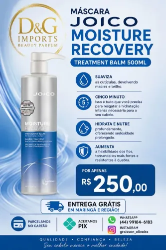 Máscara Joico Moisture Recovery 500ml