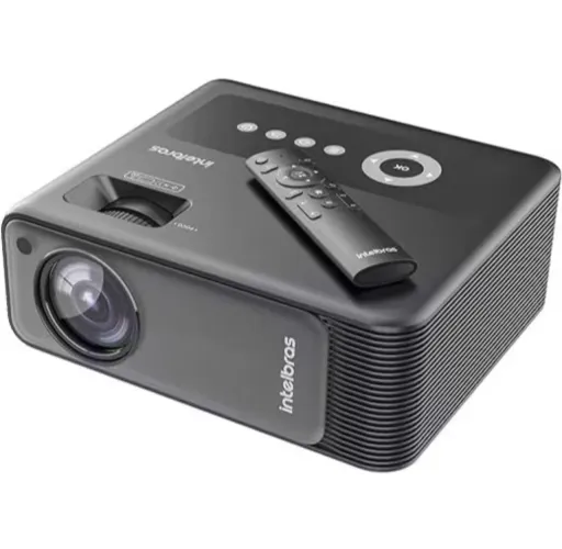 Projetor Full HD Intelbras 7400 Lúmens PFL6520 Preto