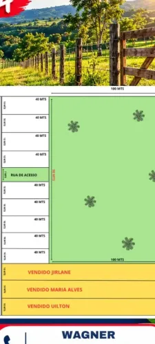 vendo lote de terreno na cidade de Itaporanga 10/40 por 22 mil Avista