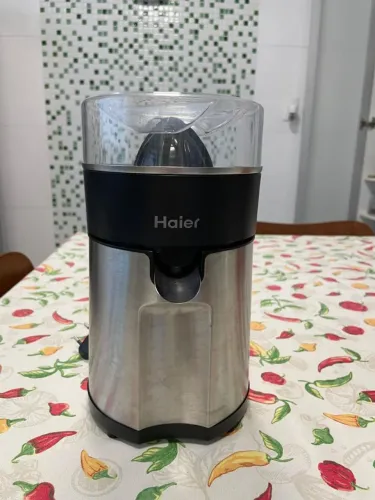 Espremedor elétrico de frutas em inox (Haier Citrus Juicer 85W)
