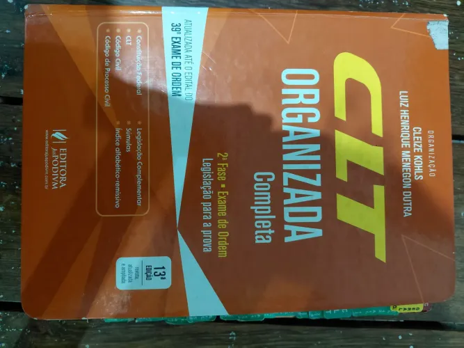 CLT ORGANIZADA - 39° EXAME DE ORDEM 2024 + LIVRO DE PEÇAS E QUESTÕES 