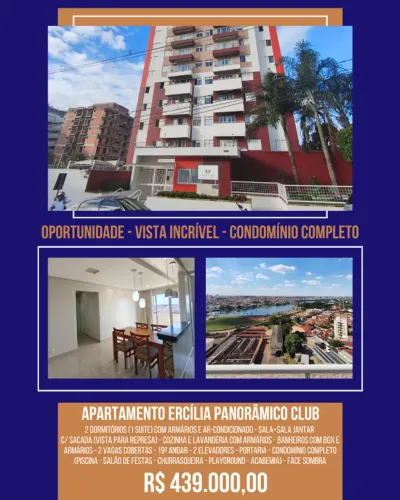 Apartamento Ercília Panorâmico Club