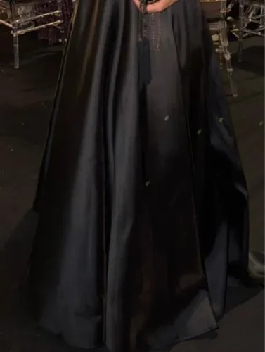 Vestido tafetá de seda pura