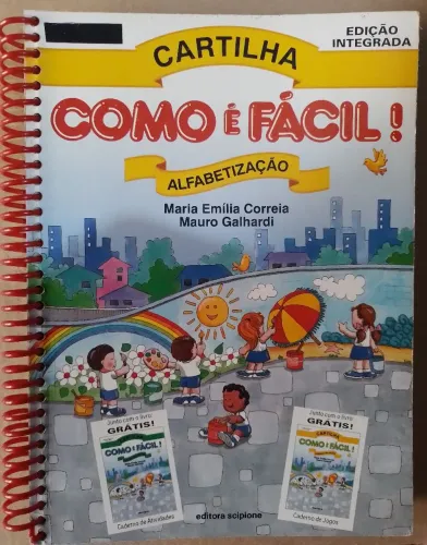 Cartilha Alfabetização Como É Fácil! Maria Emília Correia Do Professor