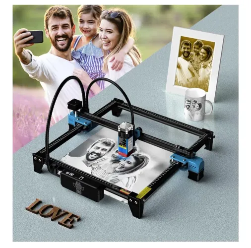 Maquina de corte a laser twotress tts-55 nova lacrada
