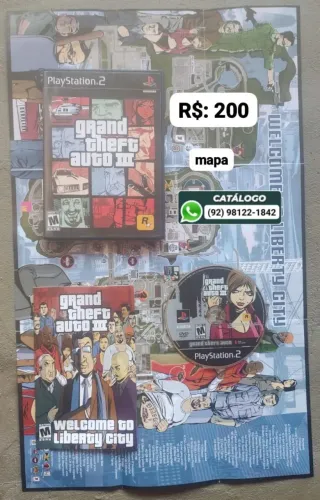 Grand Theft Auto 3 = R$: 200