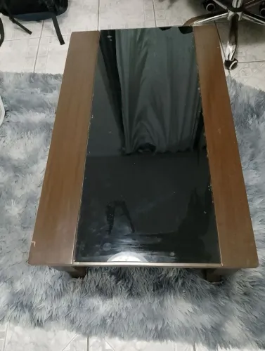 Mesa sala centro com vidro