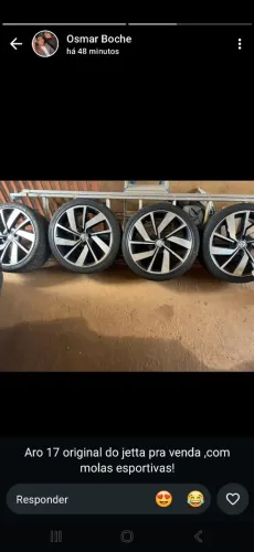 Aro 17 original o jeta com molas esportivas