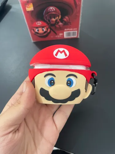 Fone Bluetooth Sem Fio Mario + Capinha Protetora Personalizada